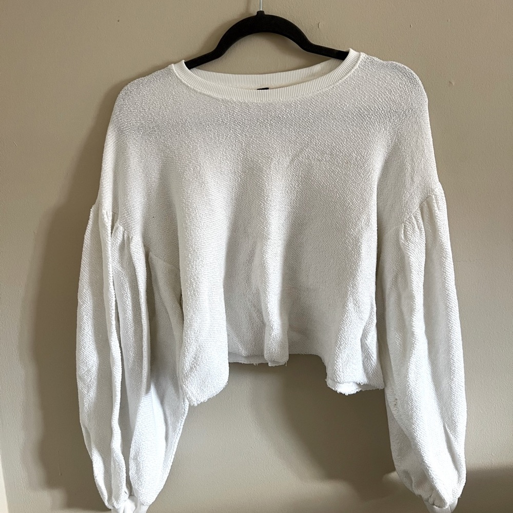 Free People White Sweater